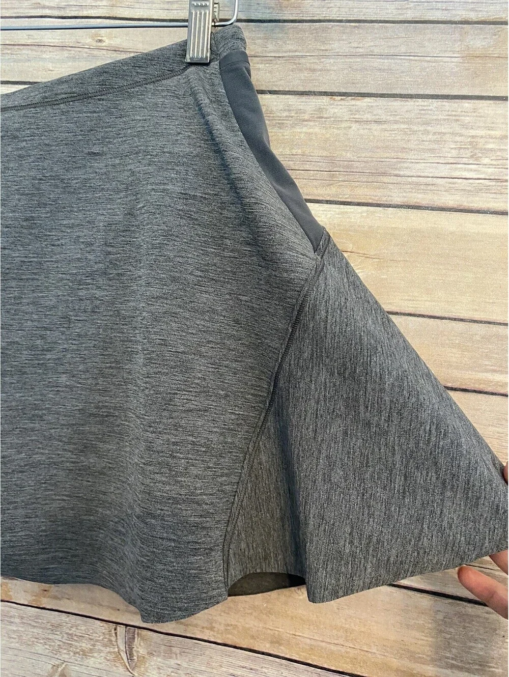 Athleta Match Point 15” Skort Skirt Tennis Athletic Women's Small Gray EUC